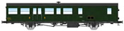 French SNCF SO modernized coach 3rd class / Luggage van SNCF C4Dt n° 46738, Era III